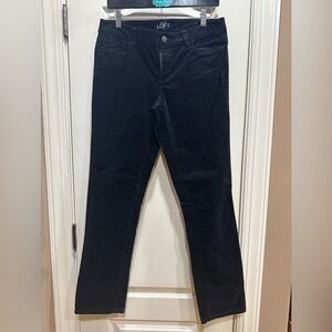 LOFT modern straight size 6 velvet pants